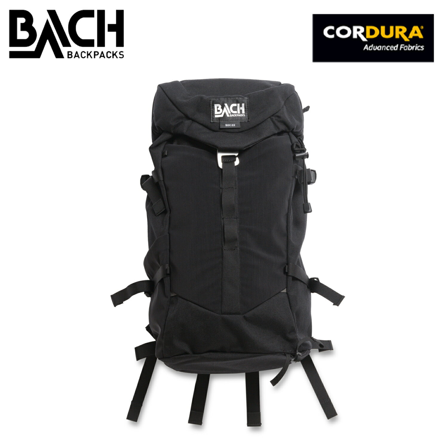 【最大1000円OFFクーポン発行中】 BACH ROC22 バッハ リュック バッグ バックパック ロック メンズ レディース 22L ブラック 黒 276724