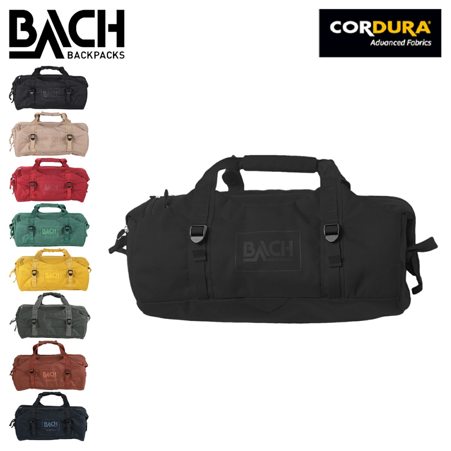 BACH Dr.Duffel30 バッハ リュック ボストンバッグ ダッフルバッグ バッグ バックパック ドクターダッフル メンズ レディース 30L 大容量 2WAY ブラック ベージュ レッド グリーン イエロー 黒…