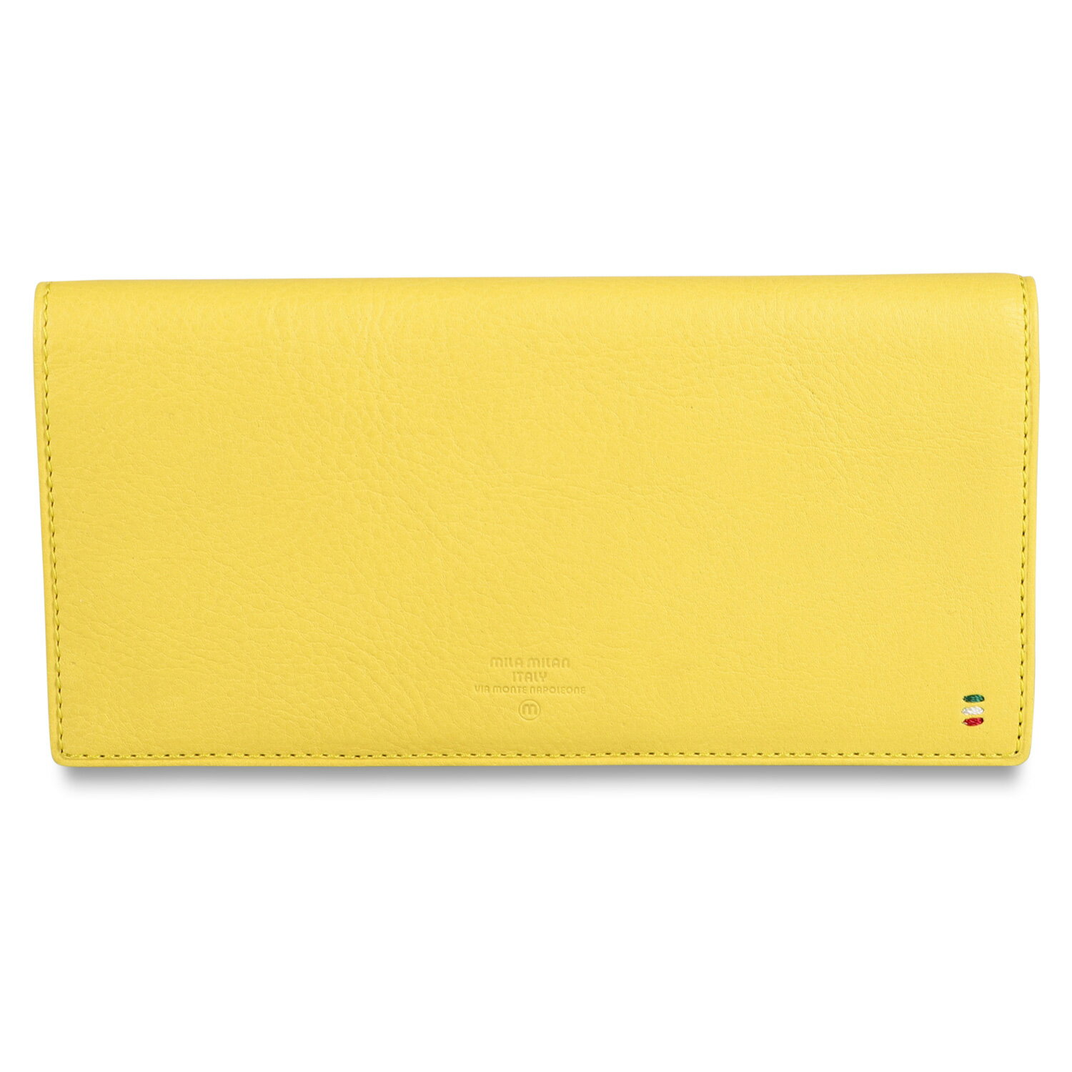 mila milan PISTA ミラ・ミラン 財布 長財布 ピスタ メンズ レディース 本革 ブラック グリーン イエロー 黒 254624