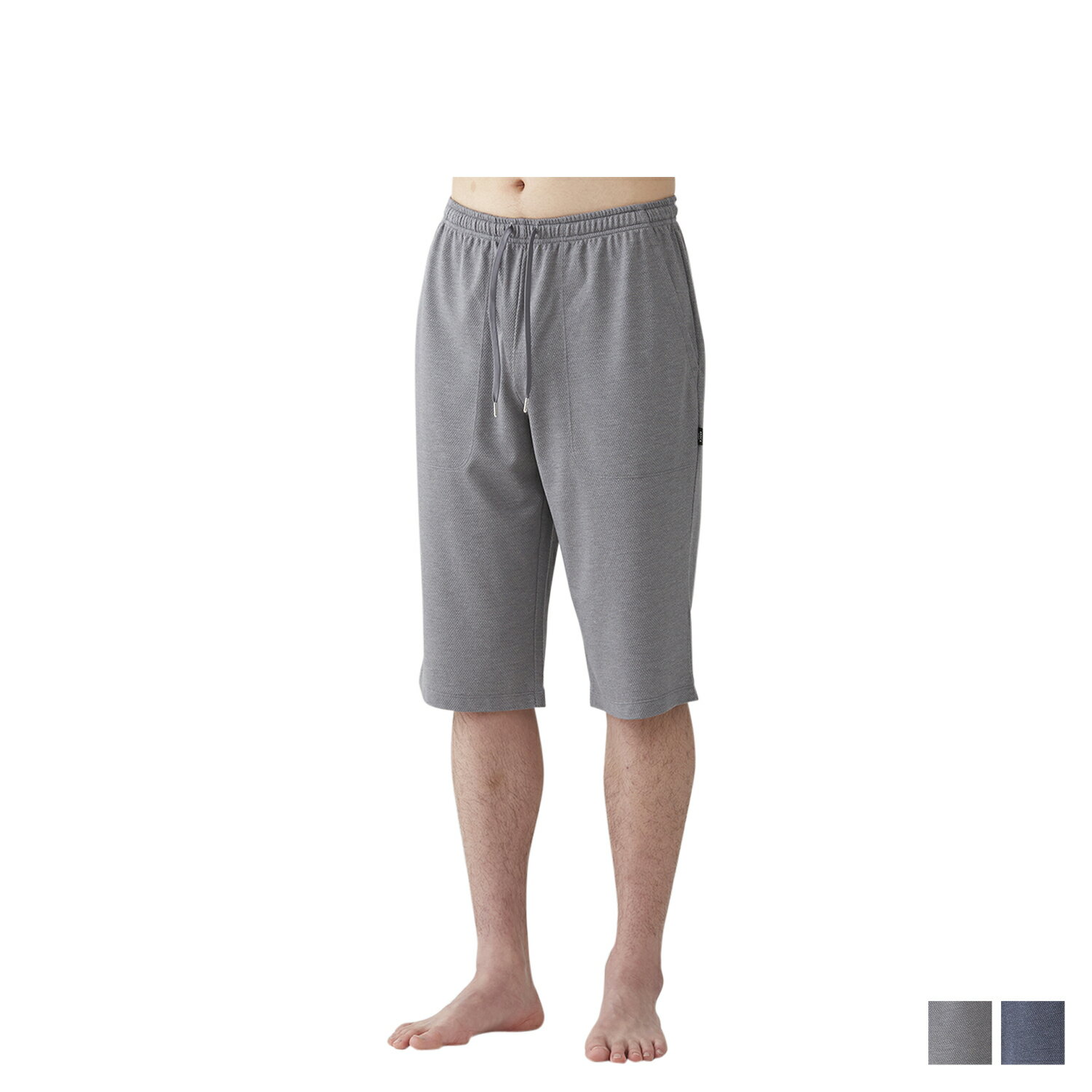 【最大1000円OFFクーポン】 EPOCA UOMO JERSEY HALF PANTS エポカ ウォモ ハーフパンツ パンツ ショートパンツ ジャージパンツ メンズ 膝丈 グレー ネイビー 0387-76