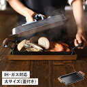 【最大1000円OFFクーポン発行中】 大人の鉄板 鉄板 グリル 厚板 大 蓋付き IH ガス対応 鉄 日本製 オークス OTS8111