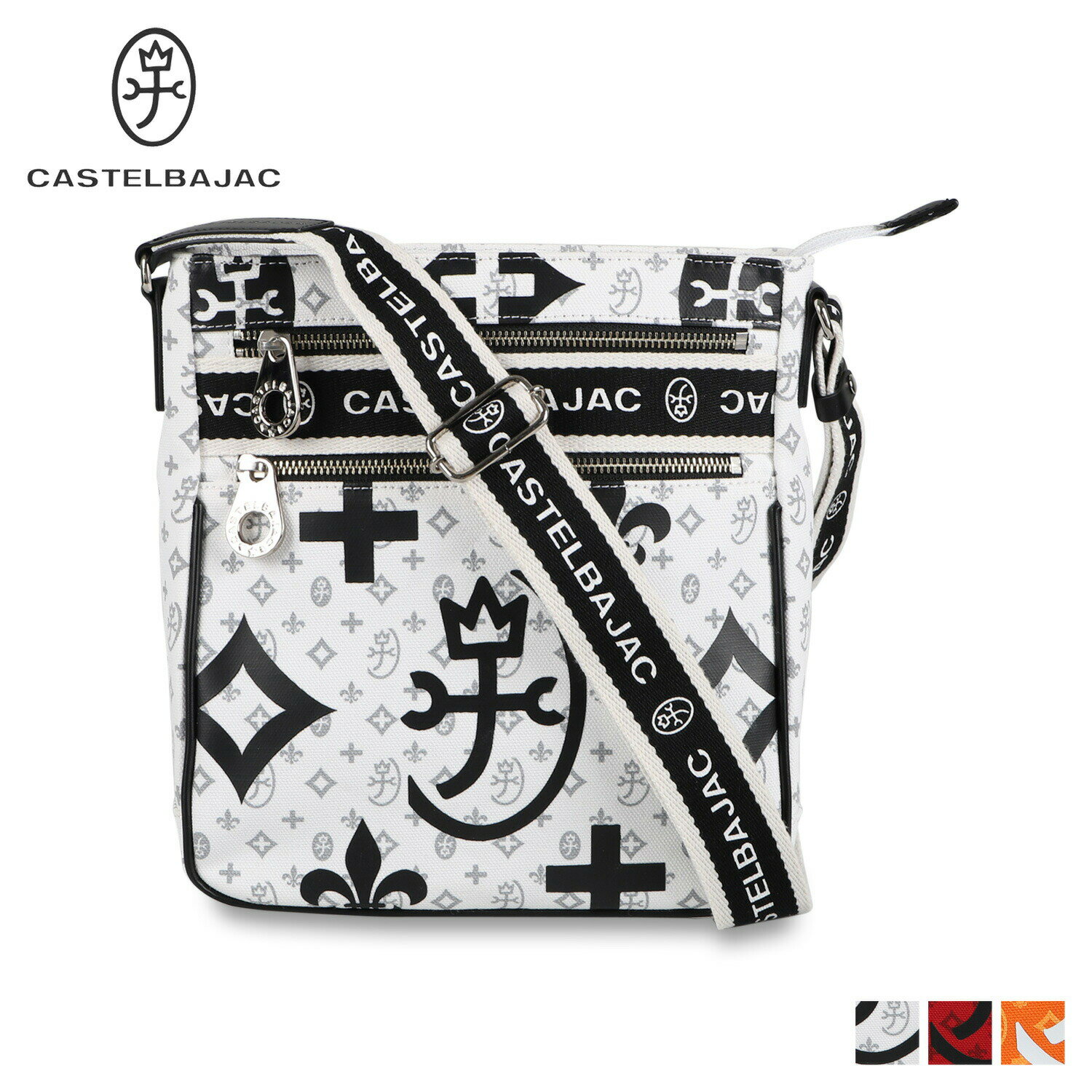カステルバジャック CASTELBAJAC バッグ ショルダーバッグ メンズ レディース ニース NICE SHOULDER BAG 斜めがけ 撥水 ホワイト レッド オレンジ ブラック 白 黒 38111