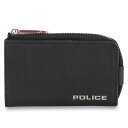 POLICE TRENTO ポリス トレント キーケース 小銭入れ コインケース メンズ L字ファスナー 5連 ブラック ワイン レッド グリーン 黒 PA-70600