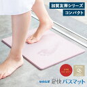 【最大1000円OFFクーポン発行中】 なのらぼ 珪藻土 バスマット 珪藻土 マット 足拭きマット 足快バスマット コンパクト 加賀友禅シリーズ 速乾 吸水 ノ...