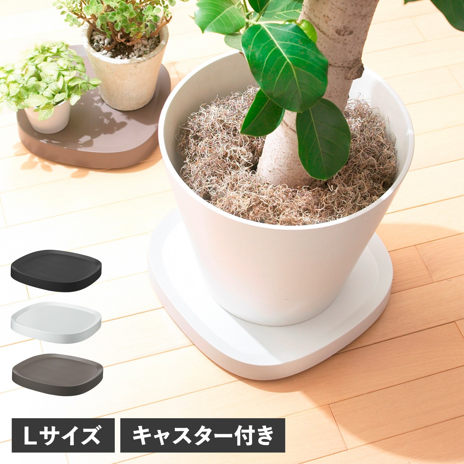 tidy PLANTABLE L ティディ プランタースタンド 鉢台 鉢皿 ホームキャリー プランタ ...