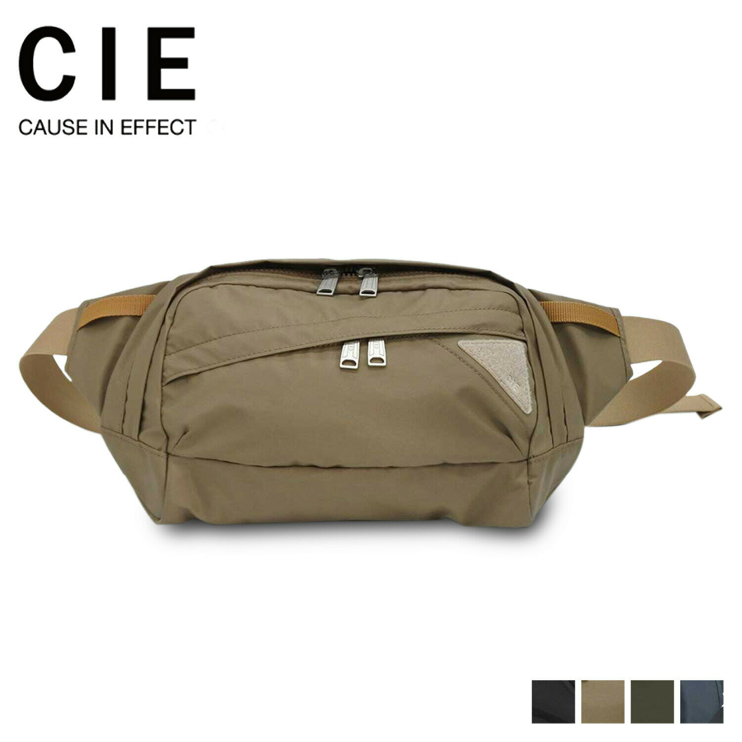 CIE シー ボディバッグ ウエストバッグ ワンショルダー フロー FLOW BODYBAG メンズ レディース 防水 撥水 ブラック ベージュ オリーブ ブルー 黒 22102(4)