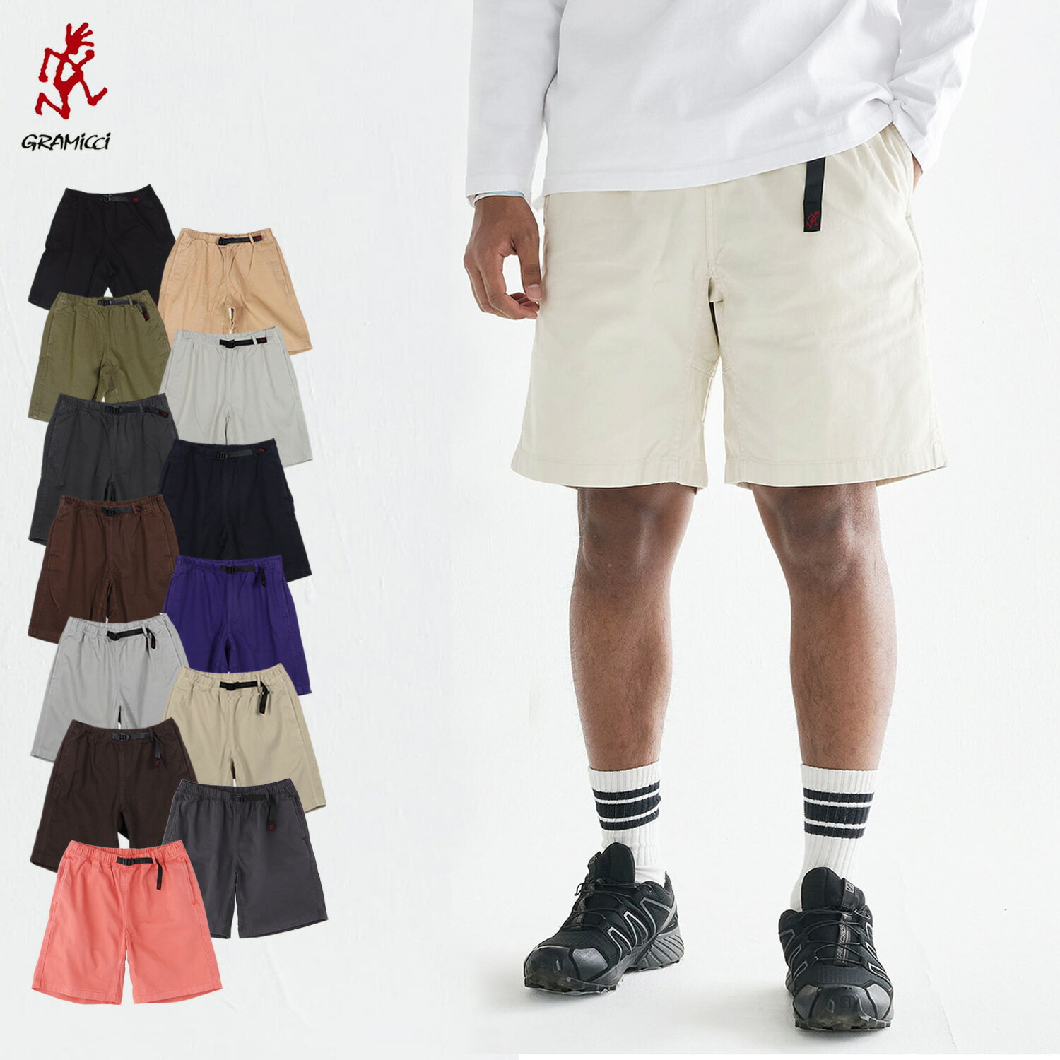 ں1000OFFݥ Gramicci G-SHORT ߥ ѥ 硼ȥѥ ϡեѥ  ֥å ...