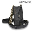 BANDOLIER CHARLOTTE SIDE SLOT BK GD バンドリヤー iPhone 13 mini Pro Pro Max ケース スマホケース...