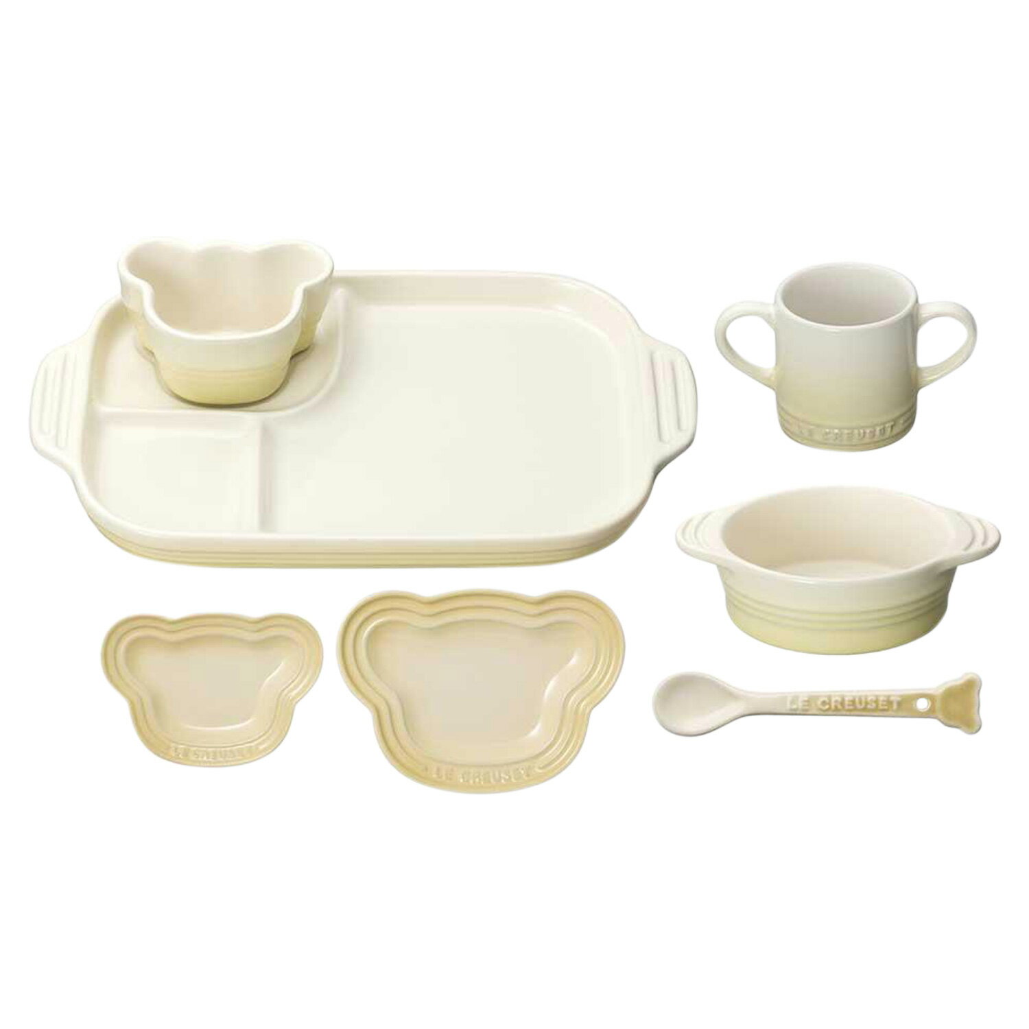 【最大1000円OFFクーポン発行中】 Le Creuset ベビー テーブルウェア セット ル・...