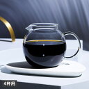 cores CLEAR GLASS SERVER コレス コーヒーサーバー コーヒーポット ティーポット 500ml 4杯用 クリアガラスサーバー 耐熱 C514