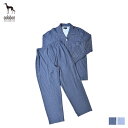 【最大1000円OFFクーポン発行中】 adabat TAILORED PAJAMAS アダバット 長袖テーラードパジャマ ルームウェア 部屋着 パジャマ セッ...