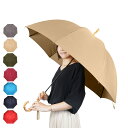  WAKAO ワカオ LONG UMBRELLA 雨傘 長傘 レディース 60cm 軽量 防水 超撥水加工 天然素材 日本製 タッセル付き 6192 母の日