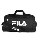 フィラ ショルダーバッグ メンズ 【最大1000円OFFクーポン】 FILA BOSTON BAG フィラ ボストンバッグ ショルダーバッグ メンズ レディース 42L 大容量 撥水 ブラック ネイビー 黒 7582