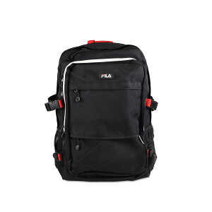 【最大1000円OFFクーポン】 FILA BACKPACK フィラ プレジオ リュック バッグ バックパック メンズ レディース 35L 撥水 大容量 ブラック 黒 7748