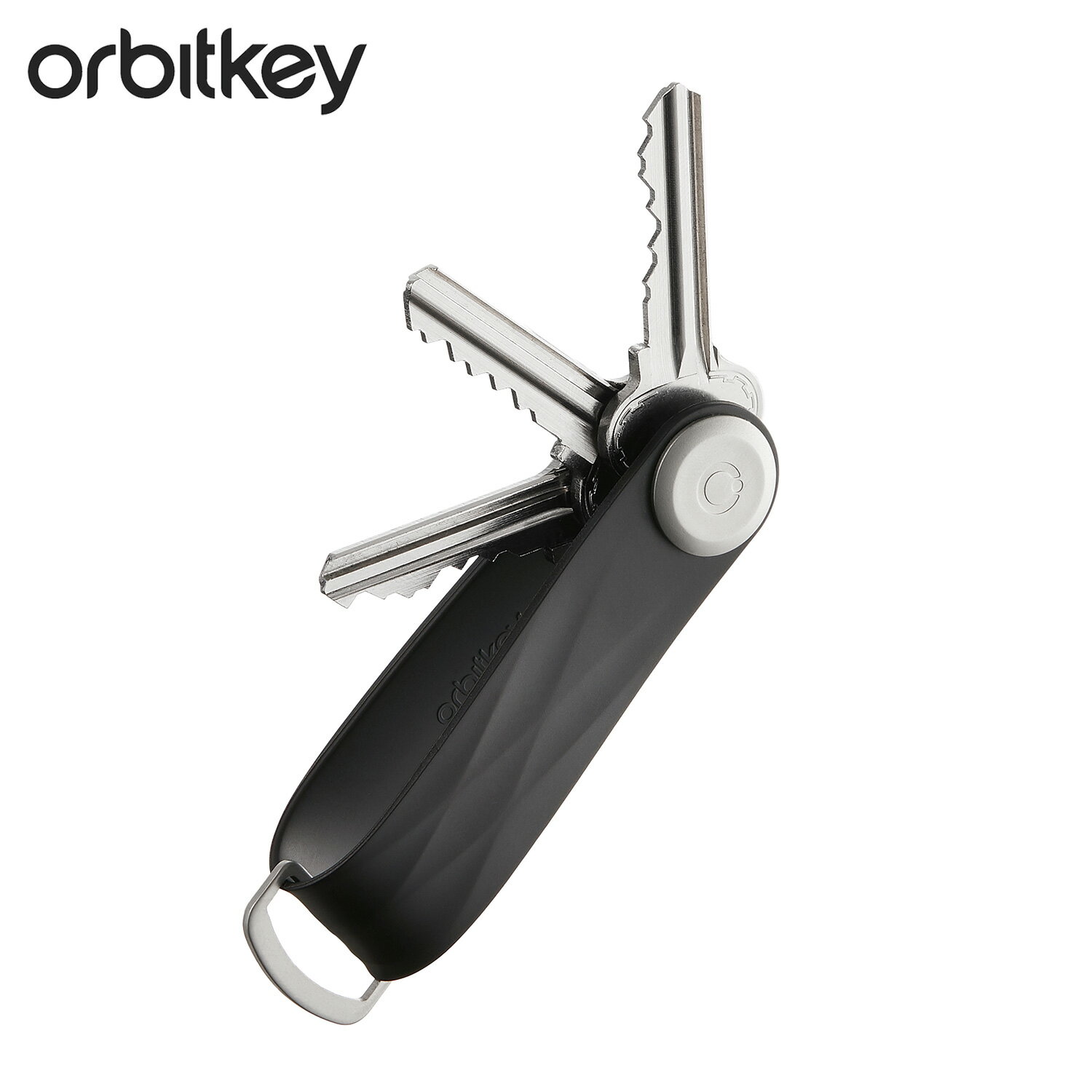 キーケース メンズ（5000円程度） 【最大1000円OFFクーポン】 Orbitkey KEY ORGANISER オービットキー キーオガナイザー 2.0 ベルトキーホルダー ベルトストラップ キーケース メンズ レディース ブラック 黒 ACTO-2