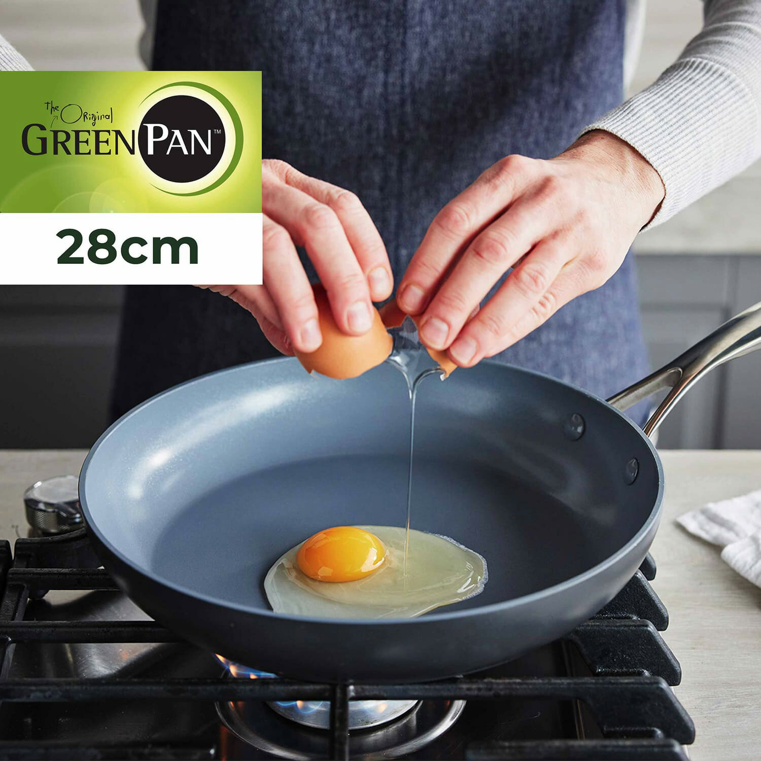 GREENPAN グリーンパン ヴェニス プロ フライパン 28cm IH 食洗機対応 セラミック VENICE PRO CC000653