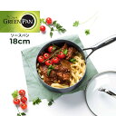 GREENPAN グリーンパン ヴェニス プロ ソースパン 片手鍋 18cm 2.0L IH ガス火対応 ブラック 黒 VENICE PRO CC000654-001