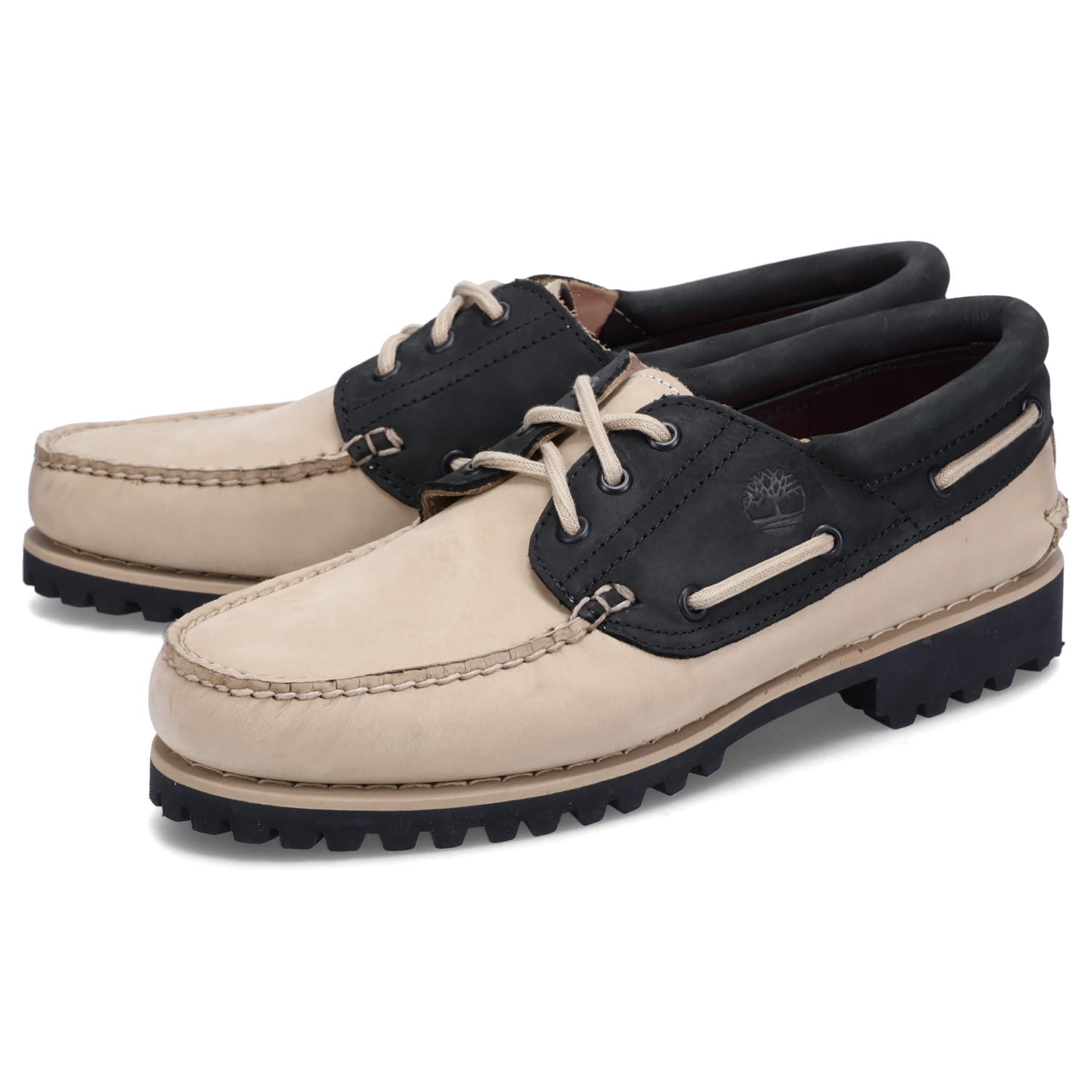 【最大1000円OFFクーポン】 Timberland AUTHENTICS 3EYE CLASSIC LUG ティンバーランド デッキシューズ モカシン オーセンティック 3アイレット クラシック メンズ ベージュ A5RH8