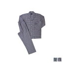 【最大1000円OFFクーポン】 NEWYORKER HOME TAILORED PAJAMAS ニューヨーカーホーム ルームウェア パジャマ 上下 メンズ 長袖 前開き ネイビー レッド 0645-80