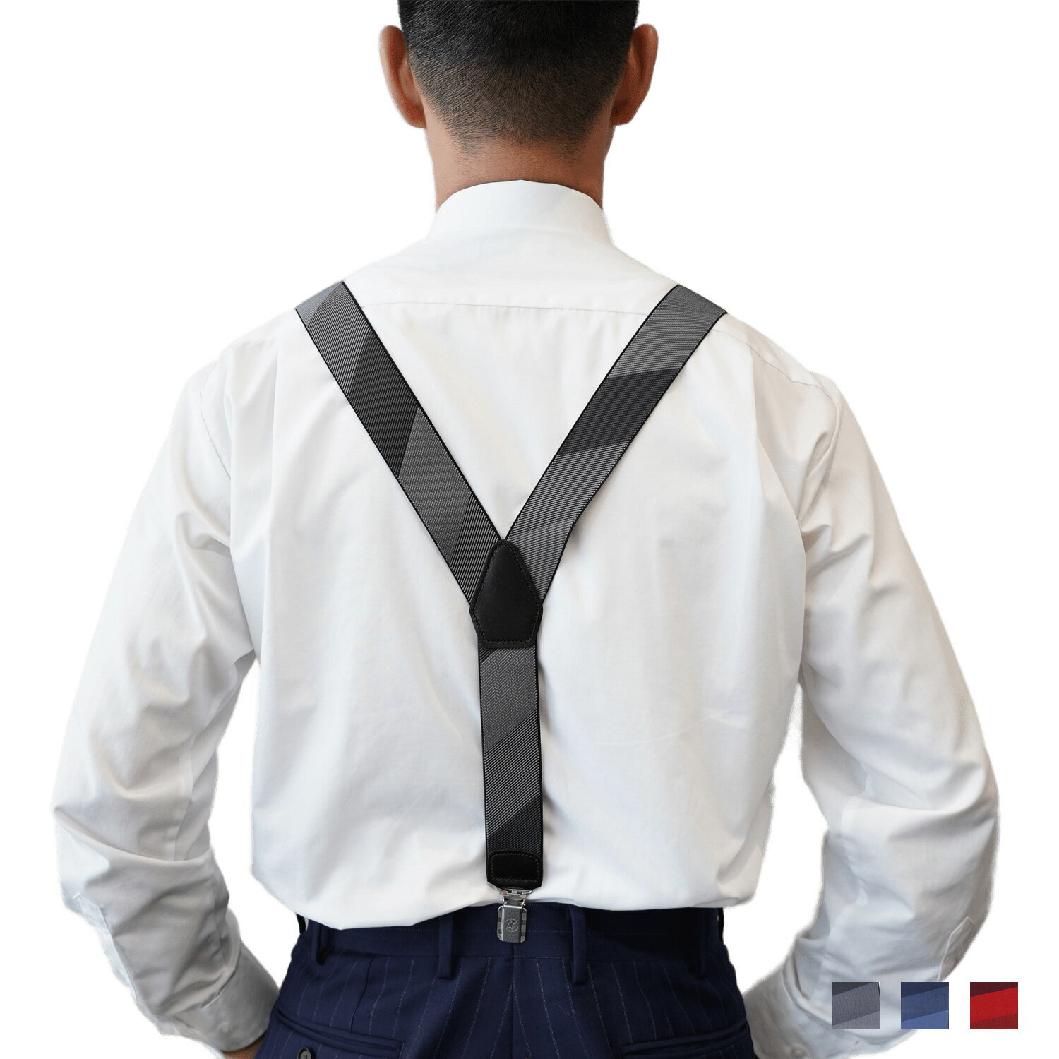 GOLD PFEIL ゴールドファイル サスペンダー 吊りバンド メンズ SUSPENDERS Y型 ...