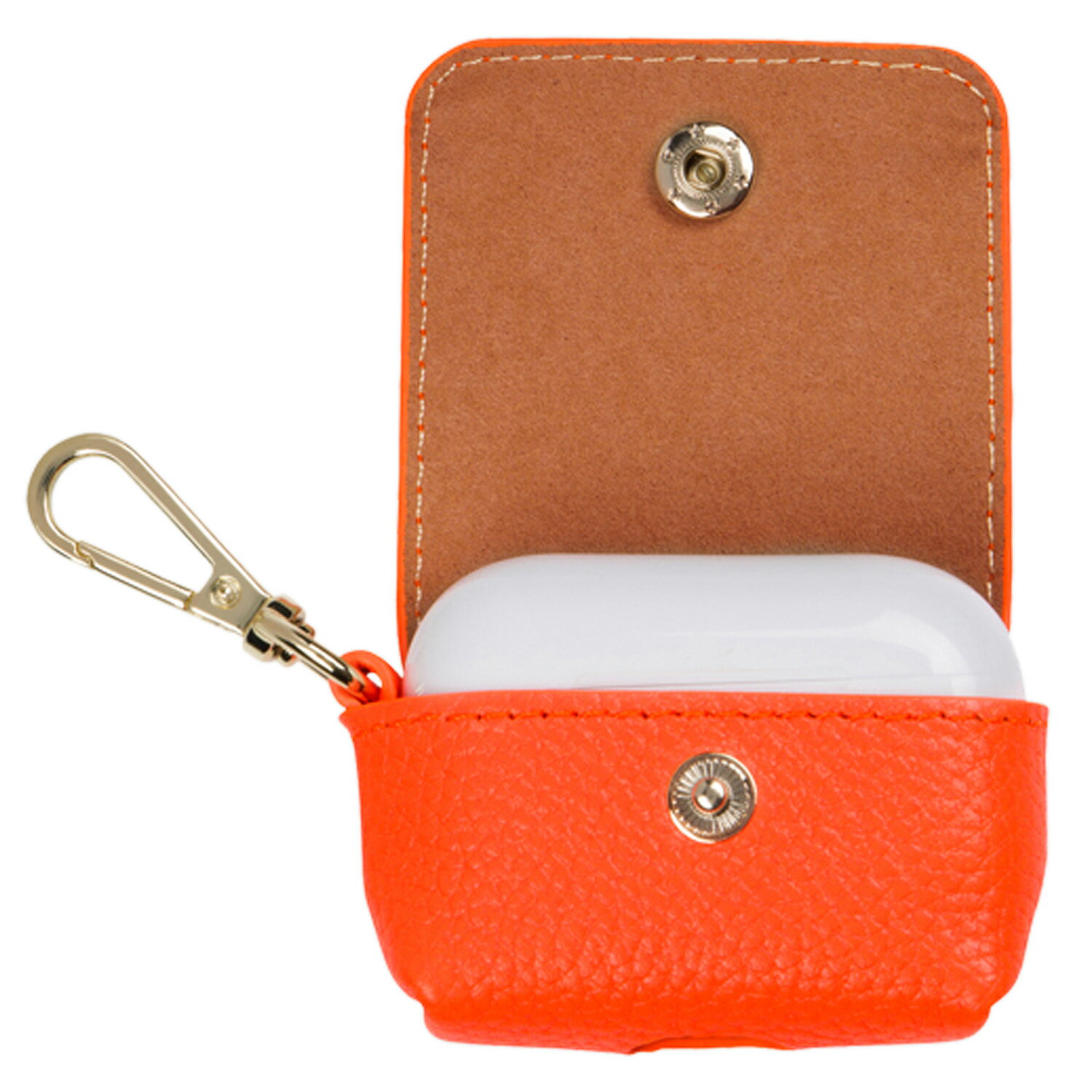 �ں���1000��OFF�����ݥ�ȯ����� BANDOLIER AirPods Pro POUCH NEON ORANGE �Х�ɥ�䡼 AirPods Pro �ݡ��� ����ۥ� ������ �������ݥå� �ץ� ��� ��ǥ����� �ͥ��󥪥�� 46AVE