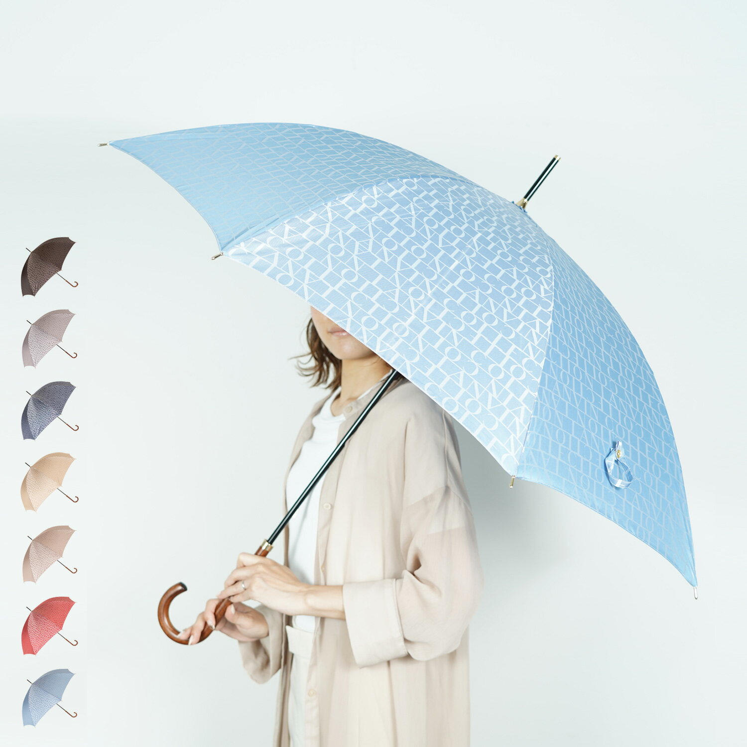 LANVIN COLLECTION Х 쥯 Ĺ  ǥ LONG UMBRELLA 60cm  ֥å ...