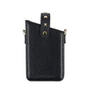  BANDOLIER EMMA PHONE POUCH BLACK GOLD バンドリヤー スマホケース スマホショルダー 携帯 ショルダー アイフォン エマ フォンポーチ レディース メンズ ブラック 黒 42EMI