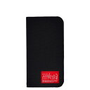 Manhattan Portage マンハッタンポーテージ iPhone 12mini スマホケース 手帳型 携帯 アイフォン カバー メンズ レディース ブラ...