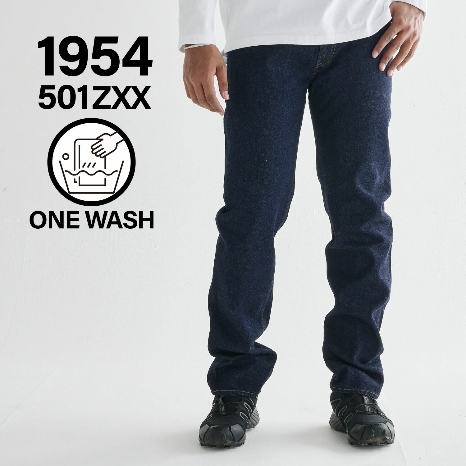 LEVIS VINTAGE CLOTHING 1954 501 ORGANIC RINSE リーバイス ビンテージ クロージング 501 デニム パンツ ジーンズ ジーパン メンズ 復刻 スリムフィット ワンウォッシュ ダーク インディゴ 50154-0111