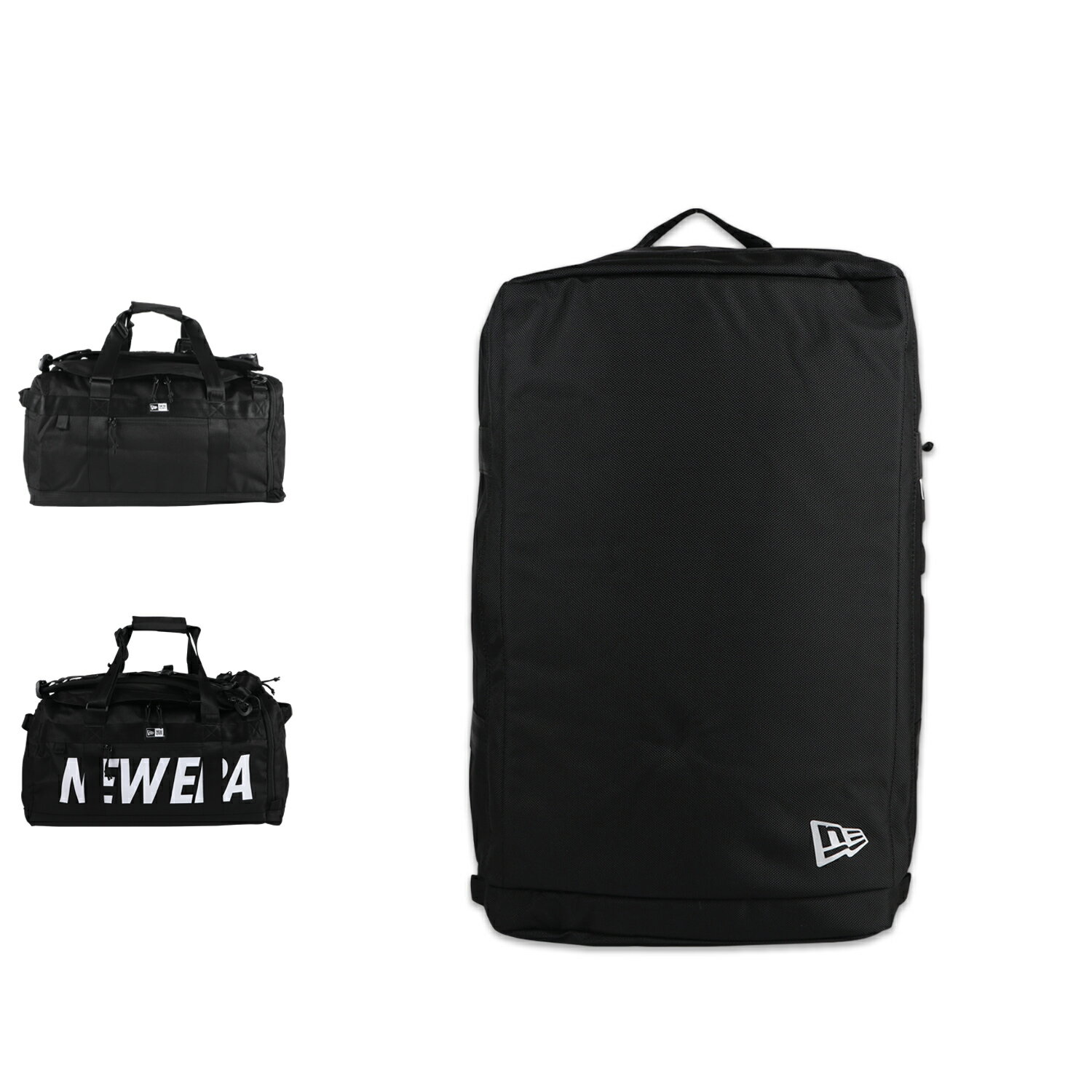 NEW ERA CLUB DUFFLE BAG ニューエラ リュック バックパック ダッフルバッグ ボストン メンズ レディース 2WAY 大容量 50L ブラック 黒 13061346