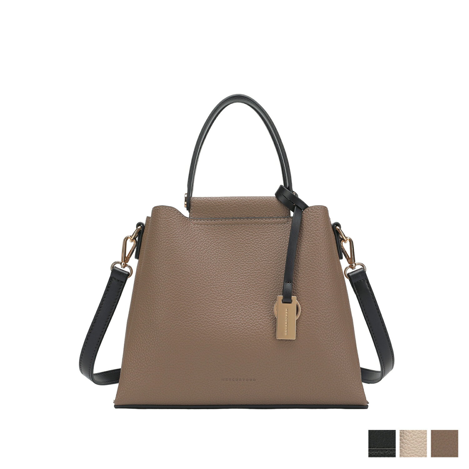 乐天商城 - 【最大1000円OFFクーポン】 MERCURYDUO TOTE BAG マーキュリーデュオ トートバッグ ショルダー レディース ファスナー付き 斜めがけ アイボリー ベージュ 90660B 母の日