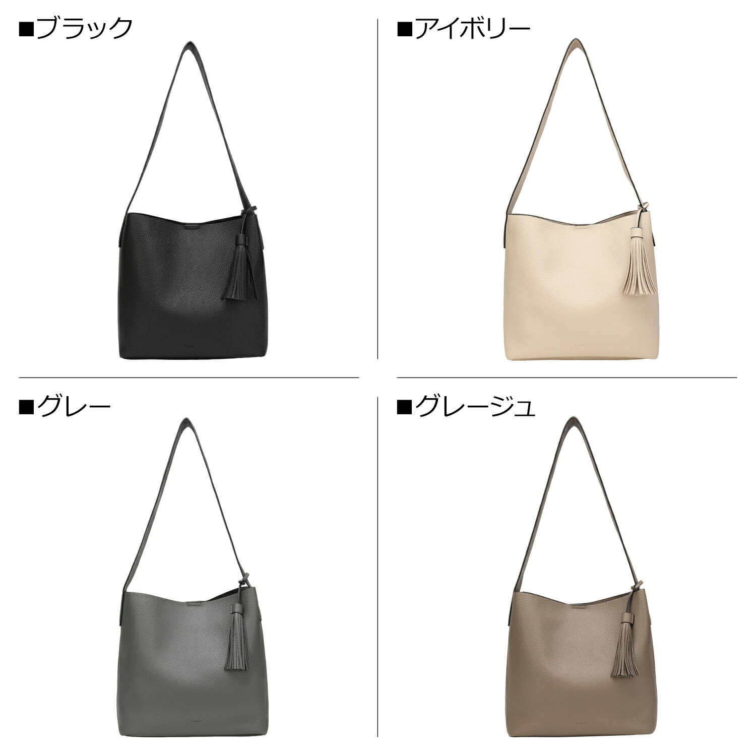 Ungrid アングリッド ショルダーバッグ レディース SHOULDER BAG 大きめ 軽量 斜めがけ カードケース付き 52930B 2