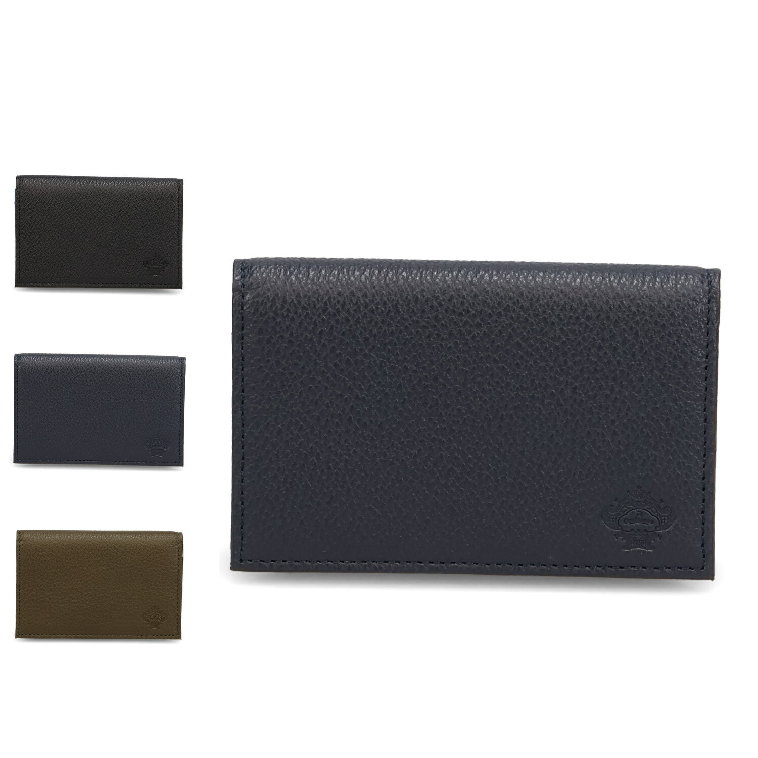 名刺入れ メンズ（10000円程度） Orobianco CARD CASE オロビアンコ 名刺入れ カードケース ID 定期入れ メンズ 本革 ポインテッド ブラック ネイビー カーキ 黒 ORS-130860