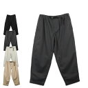 【最大1000円OFFクーポン】 GRAMICCI TC/TWILL RESORT PANT グラミチ パンツ ツイル リゾートパンツ メンズ ブラック チャコール グレージュ ベージュ 黒 GMP4-SJP09