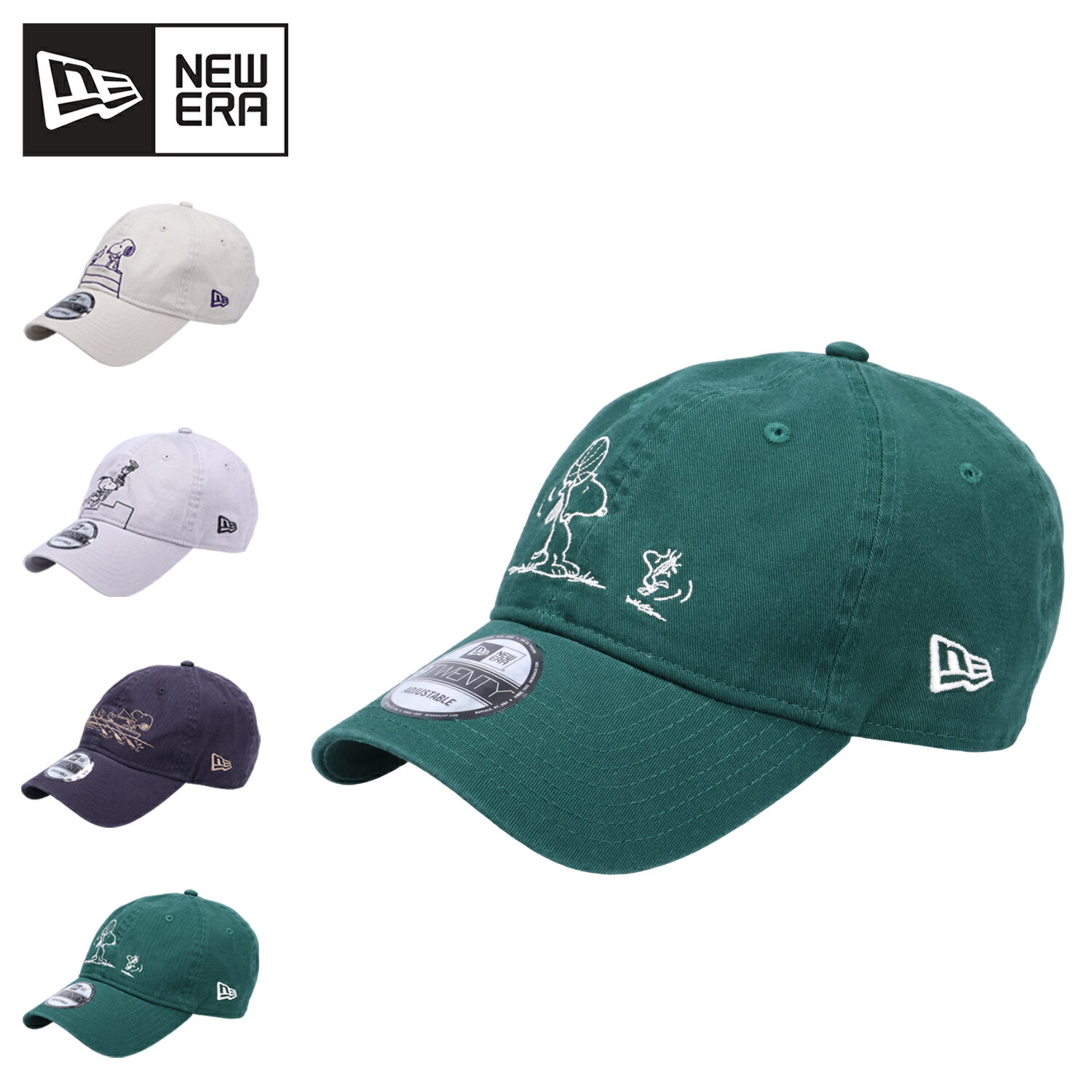 NEW ERA 9TWENTY PEANUTS ニューエラ キャップ 帽子 ピーナッツ スヌーピー  ...