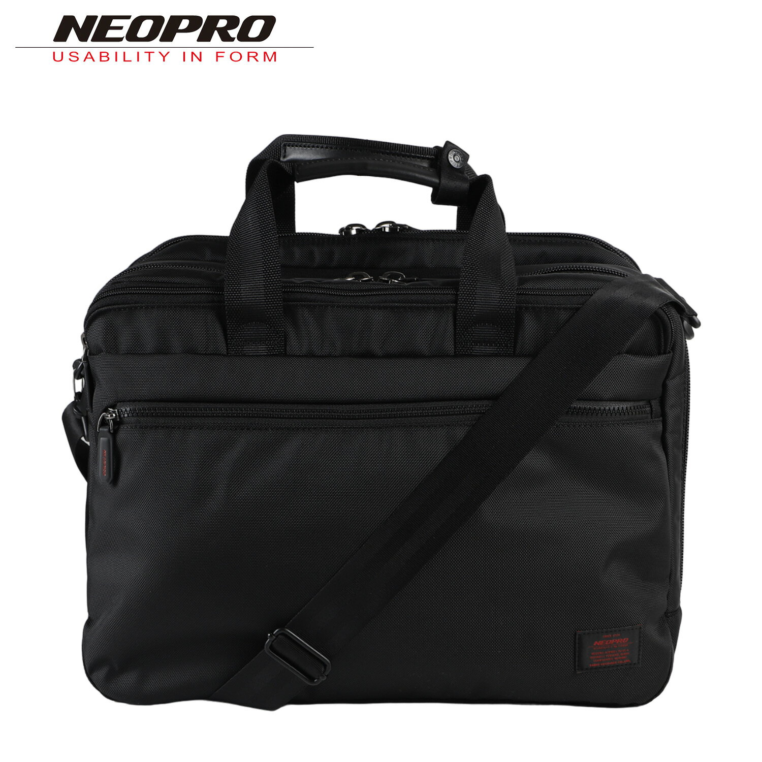 【最大1000円OFFクーポン】 NEOPRO RED EX ネオプロ ビジネスバッグ ブリーフケース トラベルブリーフ メンズ ブラック 黒 2-119