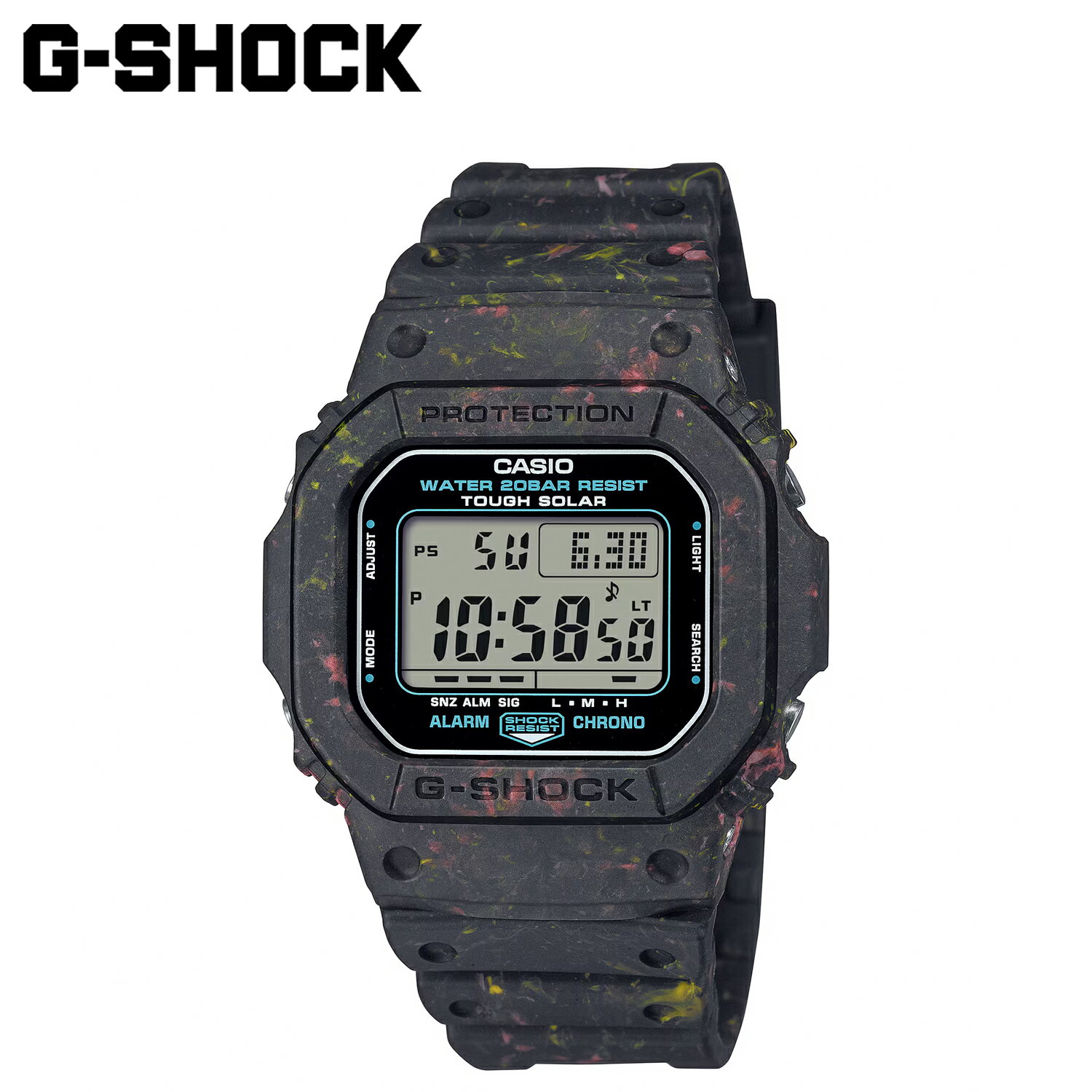 カシオ G-SHOCK CASIO 腕時計 G-5600BG-1JR 5600 SERIES ソーラー 防水 ジーショック Gショック G-ショック メンズ レディース ブラックカモ