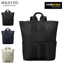 【最大1000円OFFクーポン】 MILESTO STLAKT BACKPACK M ミレスト リュック バッグ バックパック メンズ レディース ブラック ネイビー グレージュ 黒 MLS568 母の日