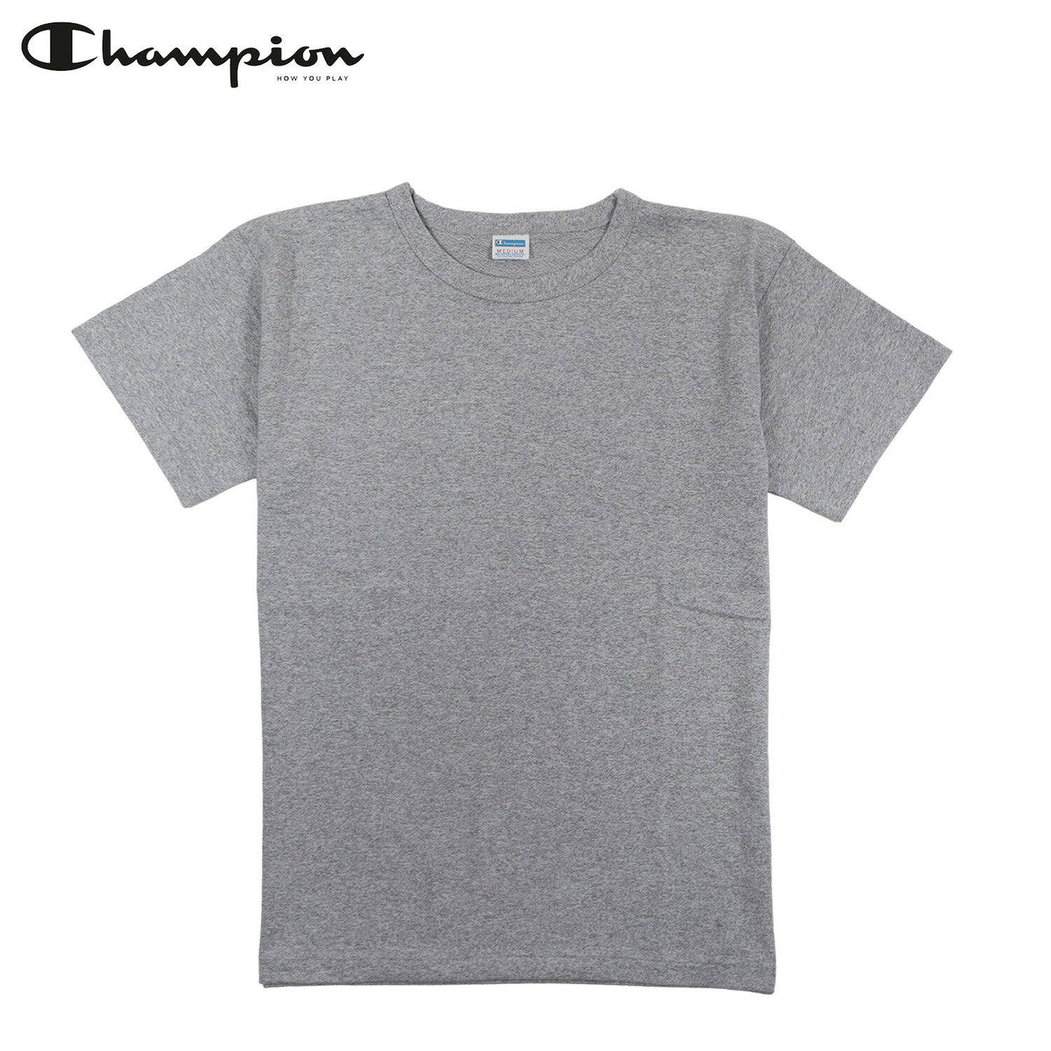 Champion 77QS SHORT SLEEVE T-SHIRTS チャンピオン Tシャツ 半袖 77QS ショートスリーブ メンズ グレー C3-Q312
