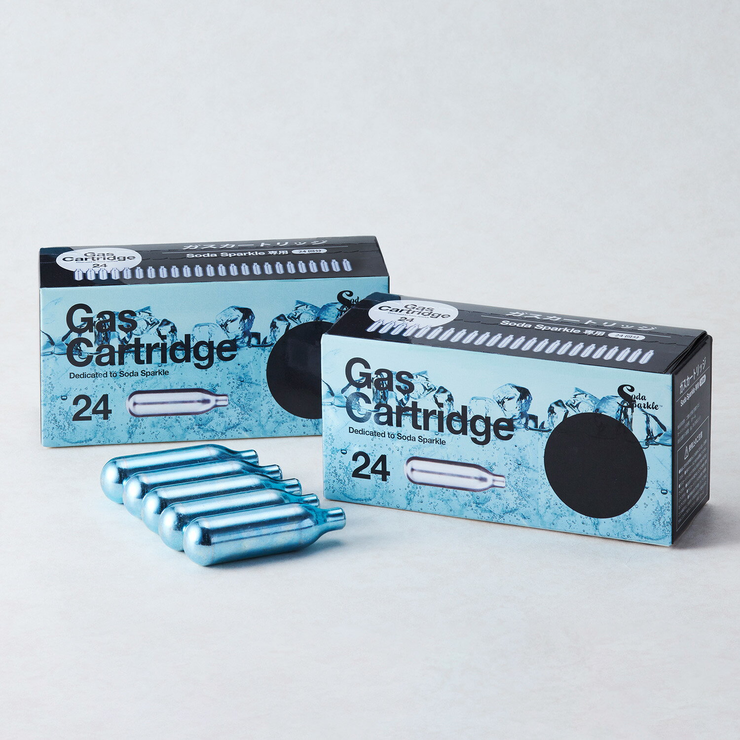 SodaSparkle 2箱セット ソーダスパークル カートリッジ 50本 炭酸水メーカー マルチスパークル3 専用 ジュース 水 スパークリング ワイン MS3-24