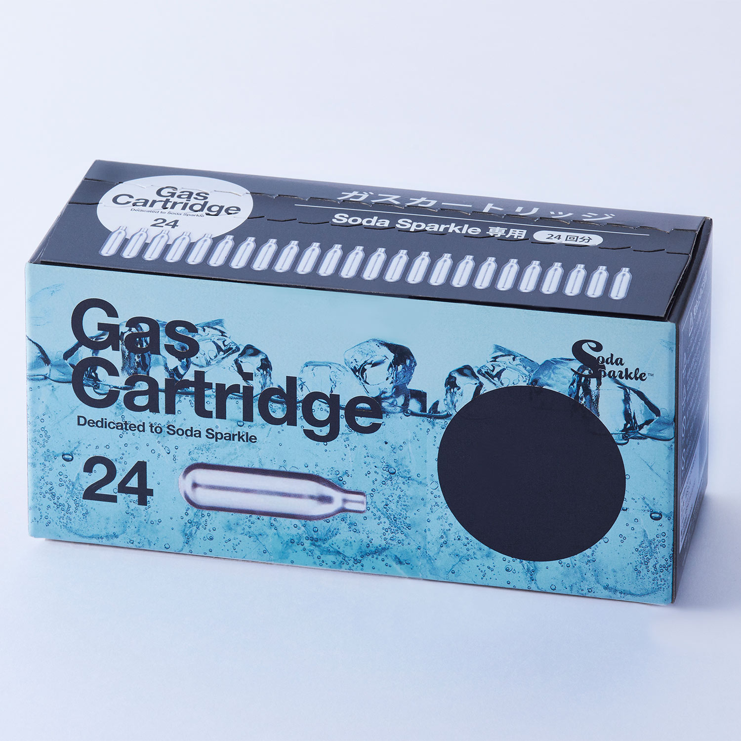SodaSparkle ソーダスパークル カートリッジ 24本 炭酸水メーカー マルチスパークル3 専用 ジュース 水 スパークリング ワイン MS3-24