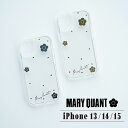MARY QUANT RHINESTONE HYBRID マリークヮント iPhone15 iPhone14 iPhone13 スマホケース 携帯 アイフォン ラインストーンハイブリッド レディース ゴールド シルバー 【メール便】