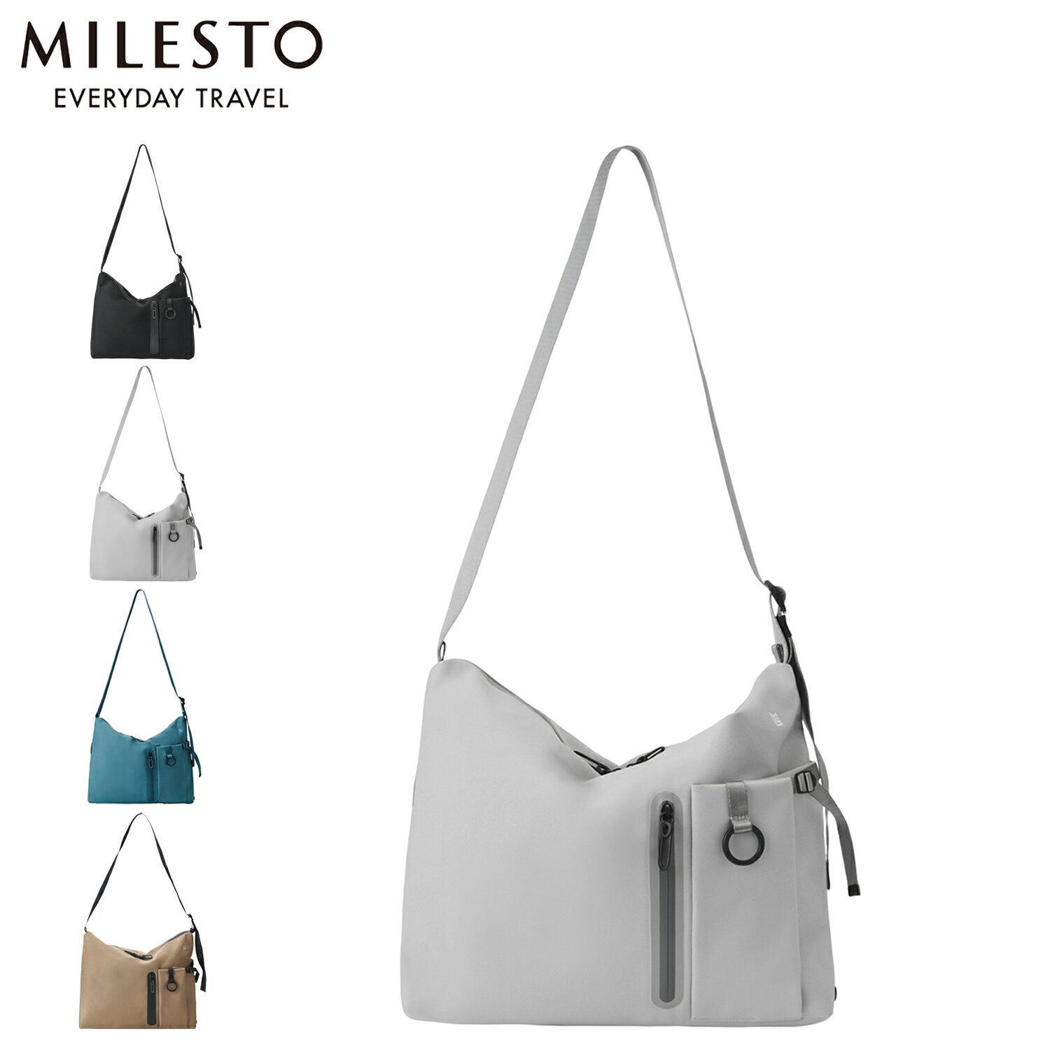 MILESTO LIKID ミレスト ショルダーバッグ リキッド メンズ レディース 15L 斜めがけ Lサイズ 耐水 ラ..