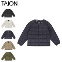 【最大1000円OFFクーポン発行中】 TAION BASIC CREW NECK BUTTON INNER DOWN JACKET タイオン インナーダウン ...