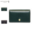 MACKINTOSH LONDON HERITAGE マッキントッシュロンドン 名刺入れ カードケース ID 定期入れ ヘリテッジ メンズ 本革 グリーン ブラ...