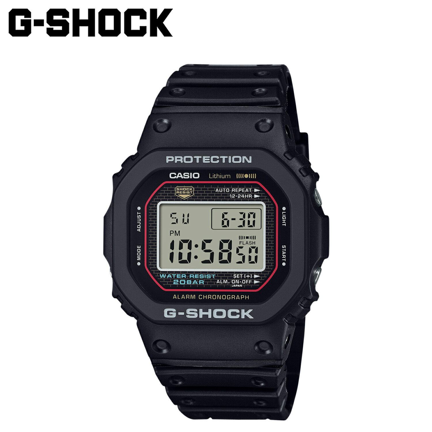 CASIO G-SHOCK カシオ 腕時計 DW-5000R-1AJF 5000 SERIES 防水 ジーショック Gショック G-ショック メンズ レディース ブラック 黒