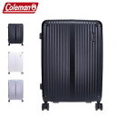 Coleman コールマン スーツケース キャリーケース キャリーバッグ メンズ レディース 69L 軽量 中型 Mサイズ TSロック ブラック ホワイト シル...