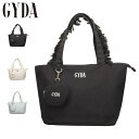 GYDA フリンジハンドル ジェイダ バッグ トートバッグ ミニポーチ付き レディース A4対応 ブラック アイボリー ブルー 黒 GY-B311(4)