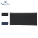 AQUASCUTUM アクアスキュータム 財布 長財布 ブリクストン メンズ 本革 日本製 小銭入れ付き ブラック ネイビー 黒 AQW-00411