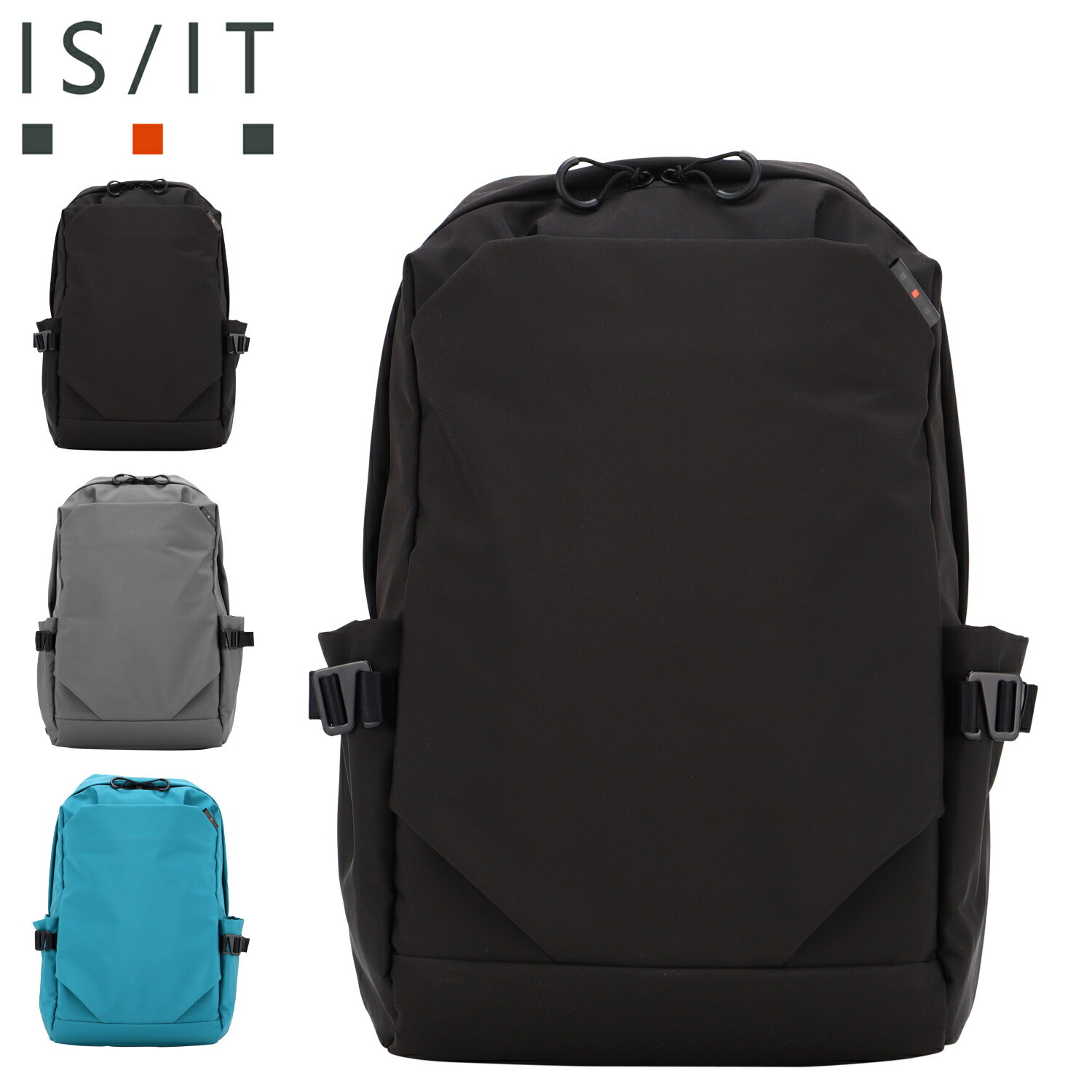【最大1000円OFFクーポン発行中】 IS/IT LOOP イズイット リュック バッグ バッグパック ビジネスリュック ループ メンズ レディース A4 B4 大容量 撥水 軽量 ブラック グレー ブルー 黒 966702